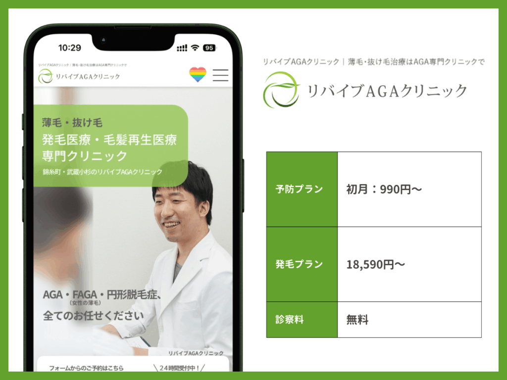 リバイブAGAクリニック