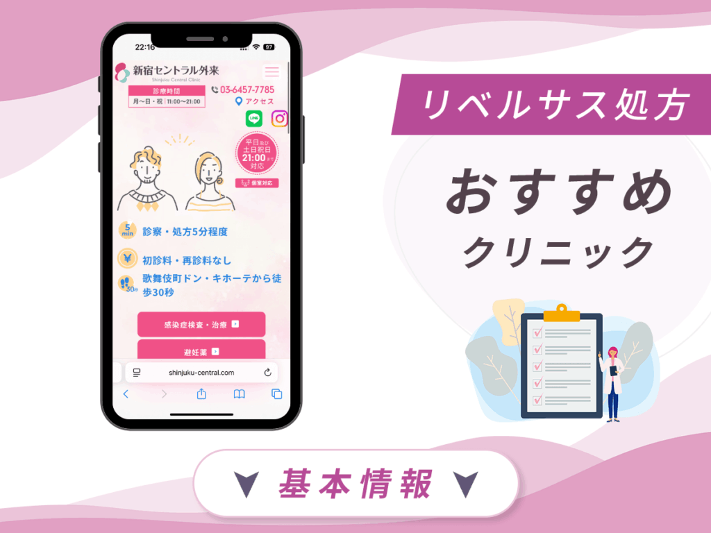 東京でリベルサスの値段が安いクリニック:新宿セントラル外来