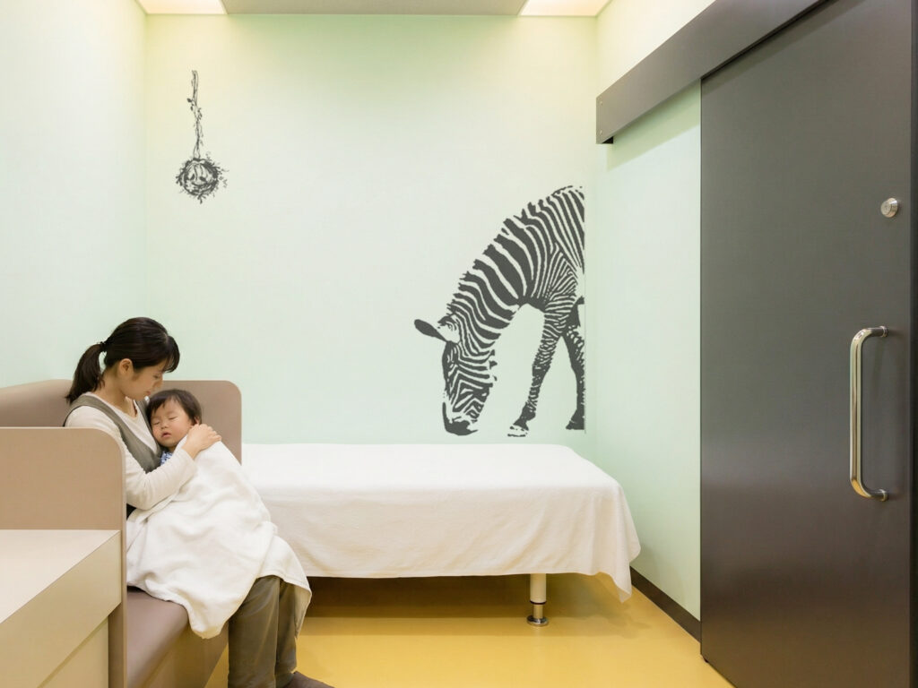 SSCクリニックの乳幼児のあざ治療-リカバリールーム